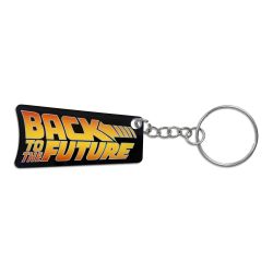 Back  To The Future Logo Keychain